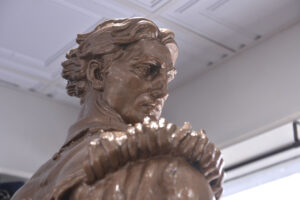 Mountaineer statue to mark 50 years in front of Mountainlair; cast has home in Kingwood